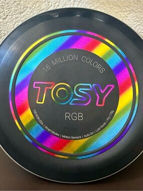 TOSY RGB LED Light — Rainbow Holographic Accent